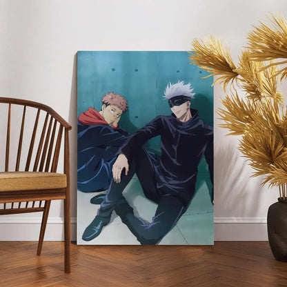 Jujutsu Kaisen Anime Wall Art – Premium Framed Poster for Bedrooms, Gaming Rooms & Desk Setups