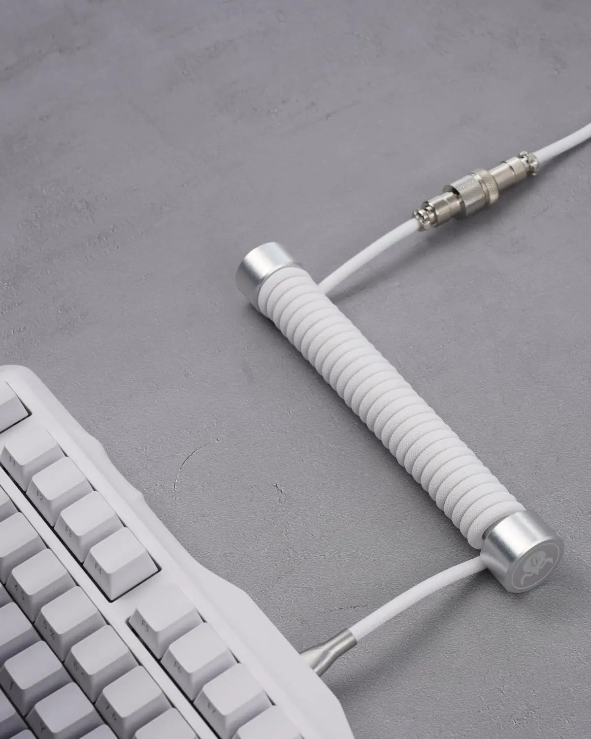 Gravastar Coiled Aviator USB-C Keyboard Cable – Premium Detachable Mechanical Keyboard Cable