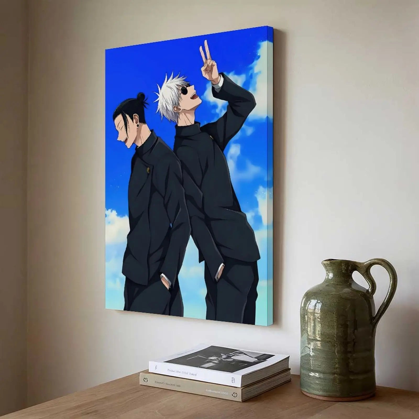 Jujutsu Kaisen Anime Wall Art – Premium Framed Poster for Bedrooms, Gaming Rooms & Desk Setups