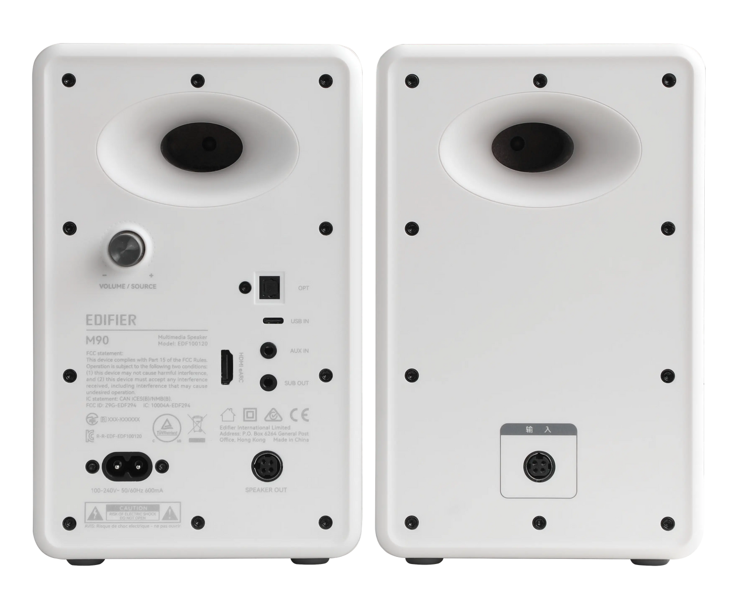 Premium Active Bookshelf Speakers – 100W RMS Hi-Res Bluetooth 6.0 Speakers with HDMI eARC for Desk Setups & Home Entertainment