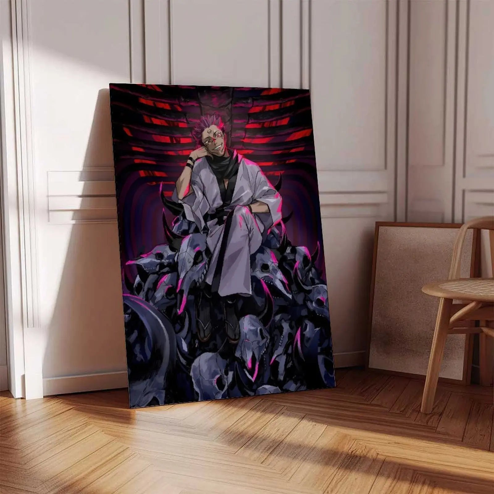 Jujutsu Kaisen Anime Wall Art – Premium Framed Poster for Bedrooms, Gaming Rooms & Desk Setups