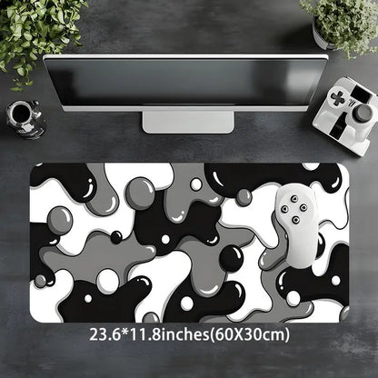 Abstract Pattern Extended Desk Mat – Premium Non-Slip Gaming Mouse Pad