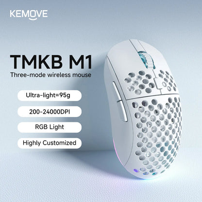 Kemove Falcon M1 Wireless Gaming Mouse – 24,000 DPI RGB Performance Mouse