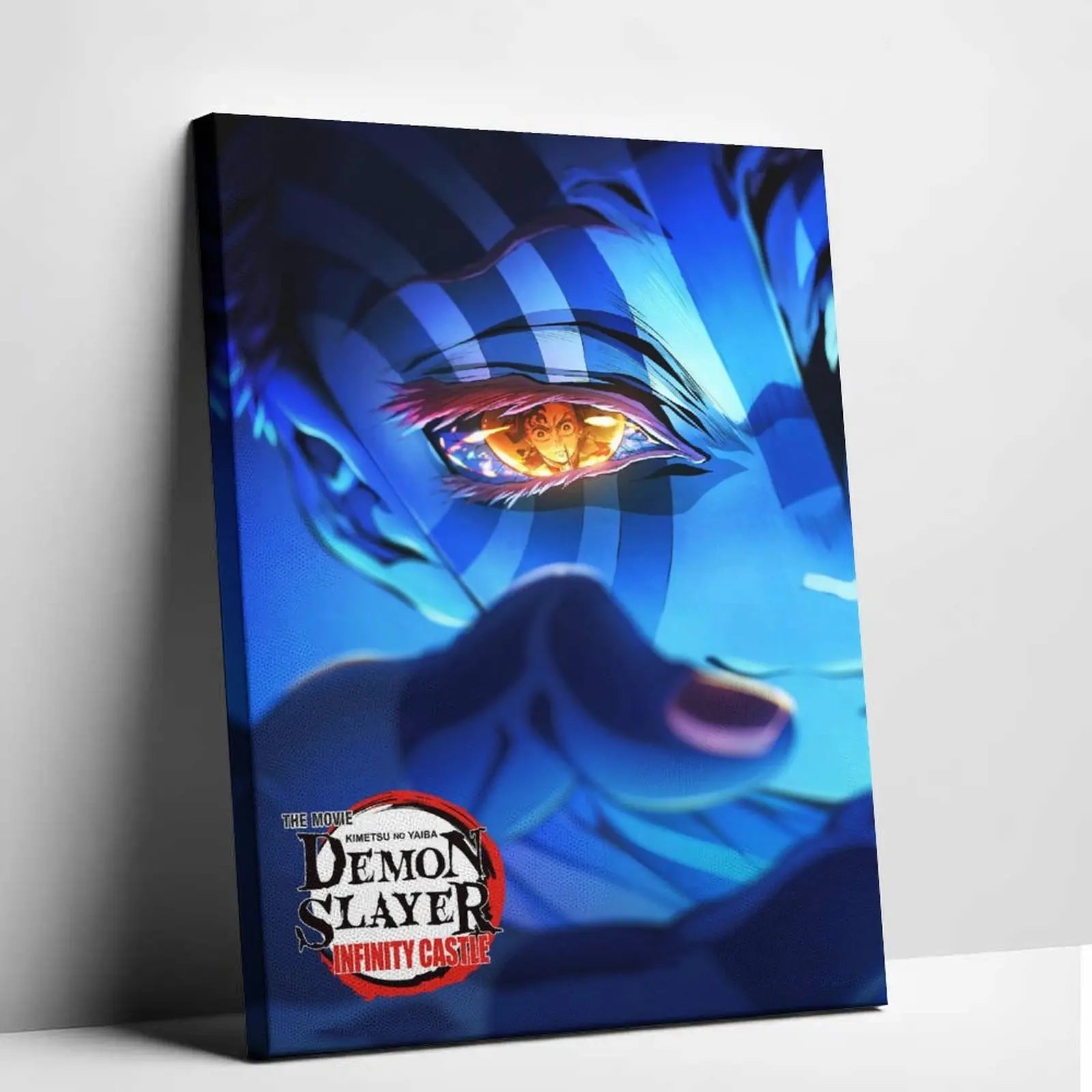 Demon Slayer Framed Canvas Wall Art, Premium Anime Print, UV-Protected Waterproof Canvas, Fade-Resistant Home & Gaming Room Decor