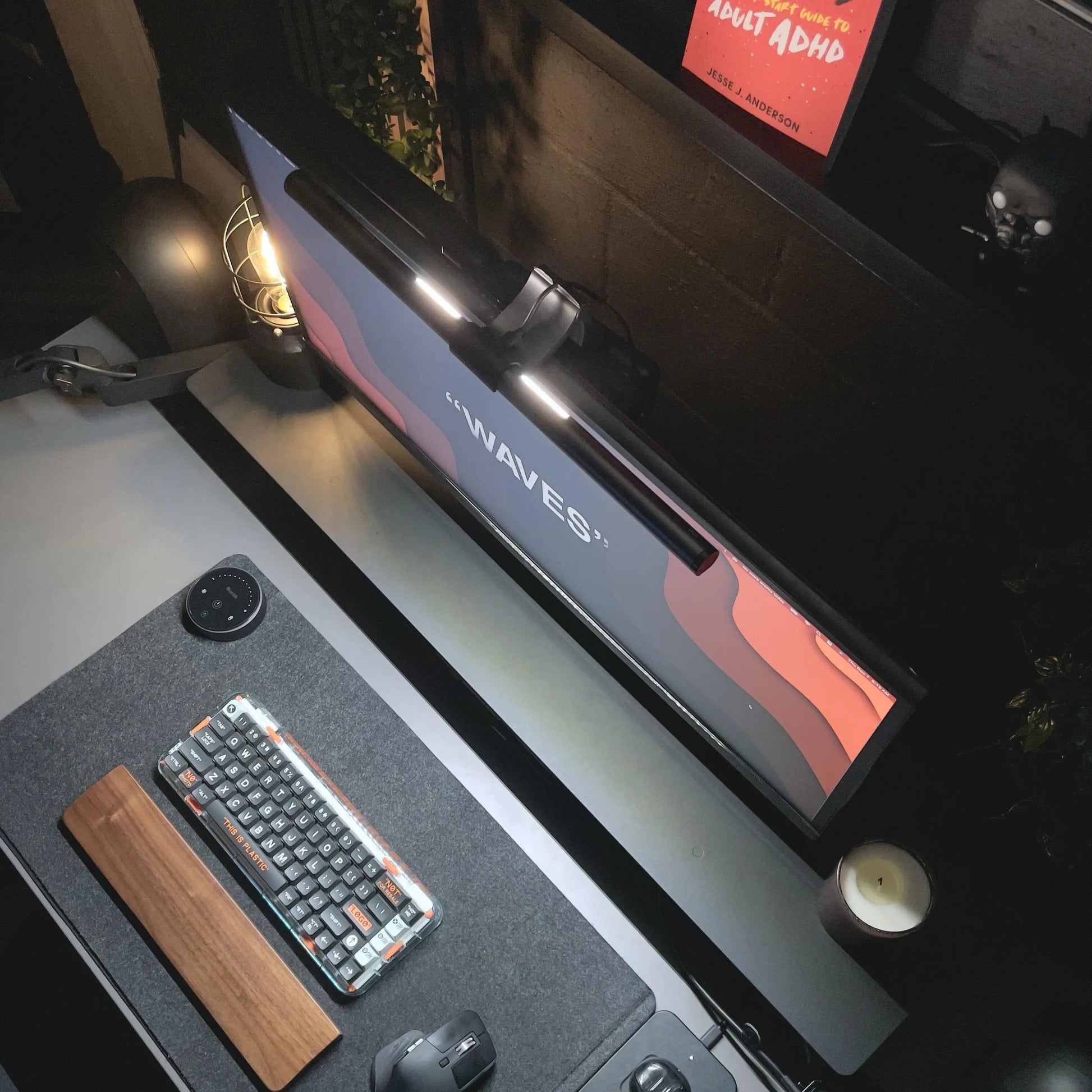 RGB Monitor Light Bar with Remote Control – Eye-Care Screen Lamp for 15–22" Monitors
