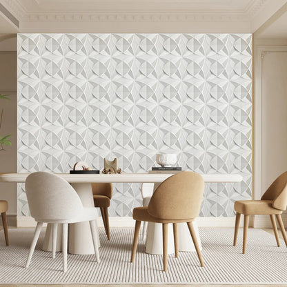 3D Diamond Wall Panels – Waterproof Geometric PVC Wall Tiles for Modern Home Décor