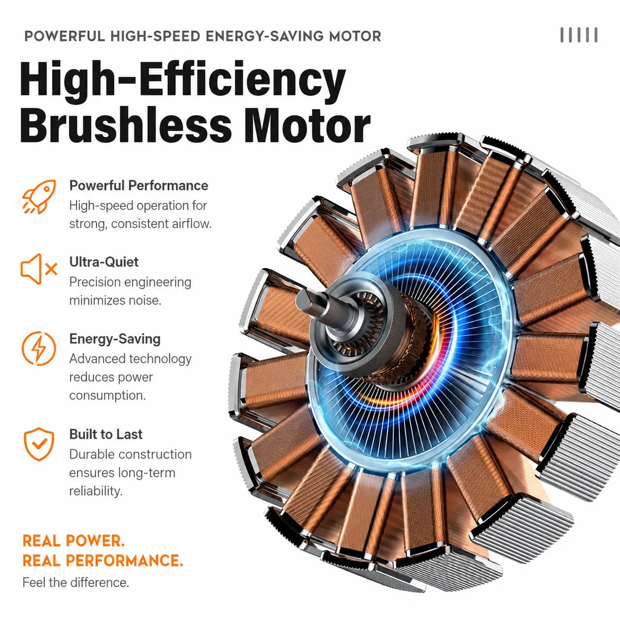 Ultra-Quiet Rechargeable Desk Fan – 100-Speed USB Portable Cooling Fan for Desk Setups, Home Offices & Travel