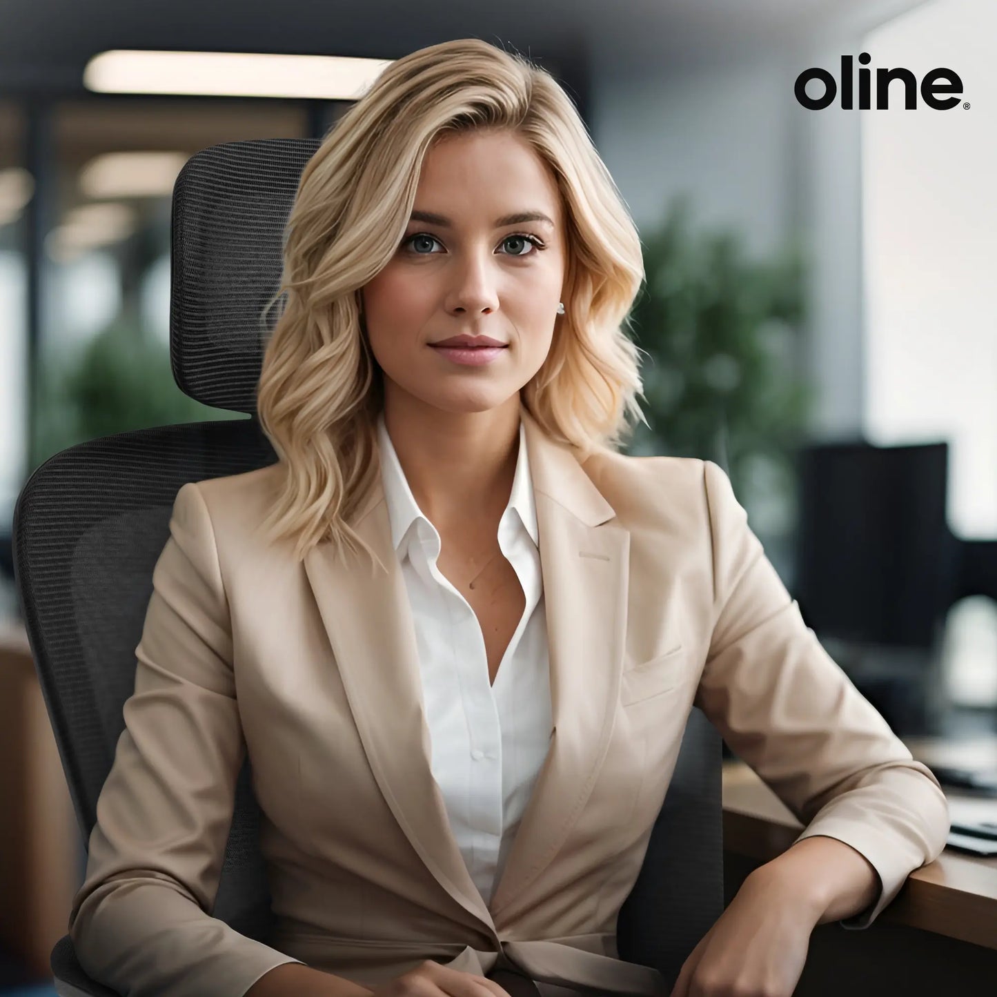 Ergonomic Mesh Office Chair – Adjustable Lumbar Support, Headrest & Flip-Up Armrests for Home Offices & Desk Setups