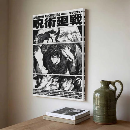 Jujutsu Kaisen Anime Wall Art – Premium Framed Poster for Bedrooms, Gaming Rooms & Desk Setups