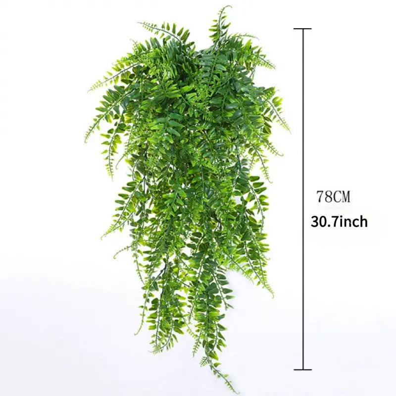 Artificial Boston Fern Hanging Plant – Realistic Faux Greenery