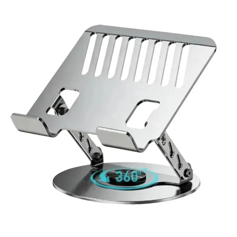 360° Rotating Adjustable Laptop Stand – Foldable Aluminium Laptop Riser for Desk Setups & Home Offices