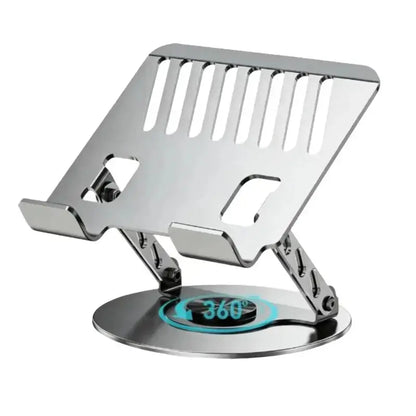 360° Rotating Adjustable Laptop Stand – Foldable Aluminium Laptop Riser for Desk Setups & Home Offices