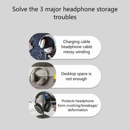 Premium Headphone Stand with Non-Slip Base – Modern Headset Holder for Gaming & Desk Setups