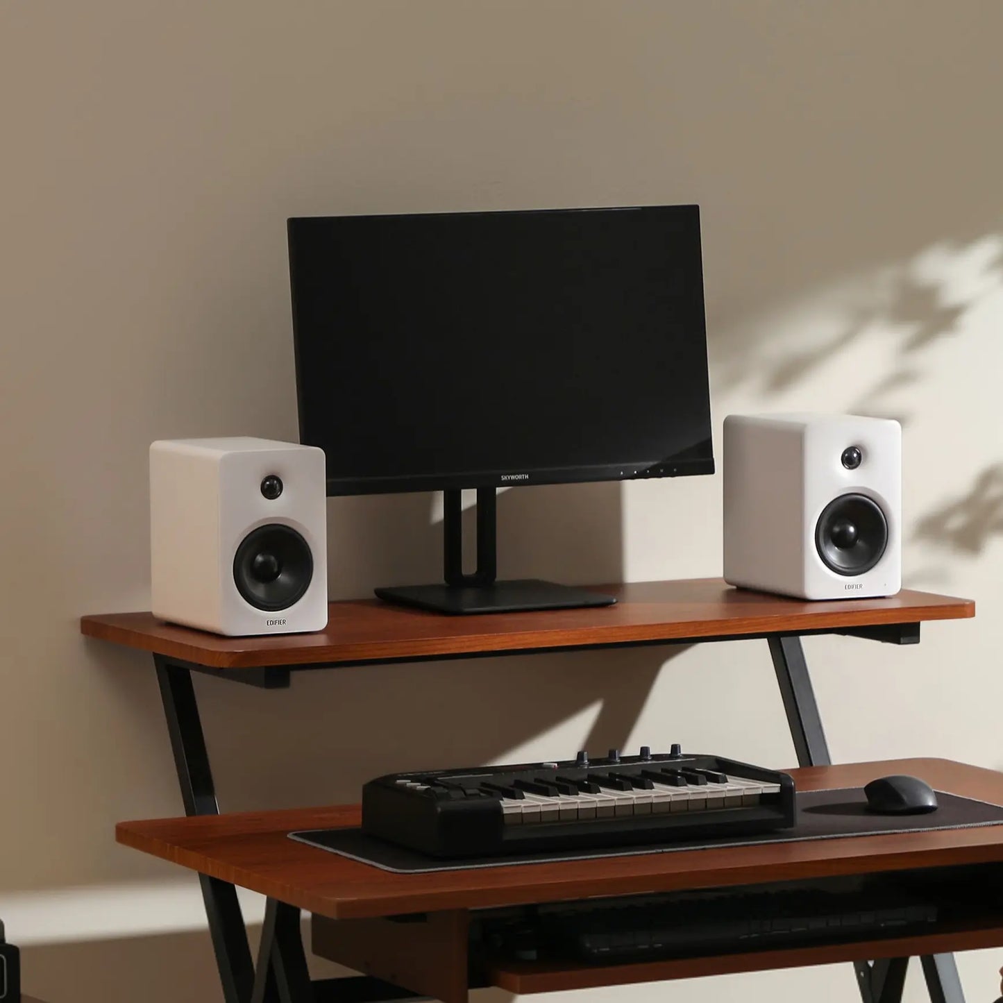 Premium Active Bookshelf Speakers – 100W RMS Hi-Res Bluetooth 6.0 Speakers with HDMI eARC for Desk Setups & Home Entertainment
