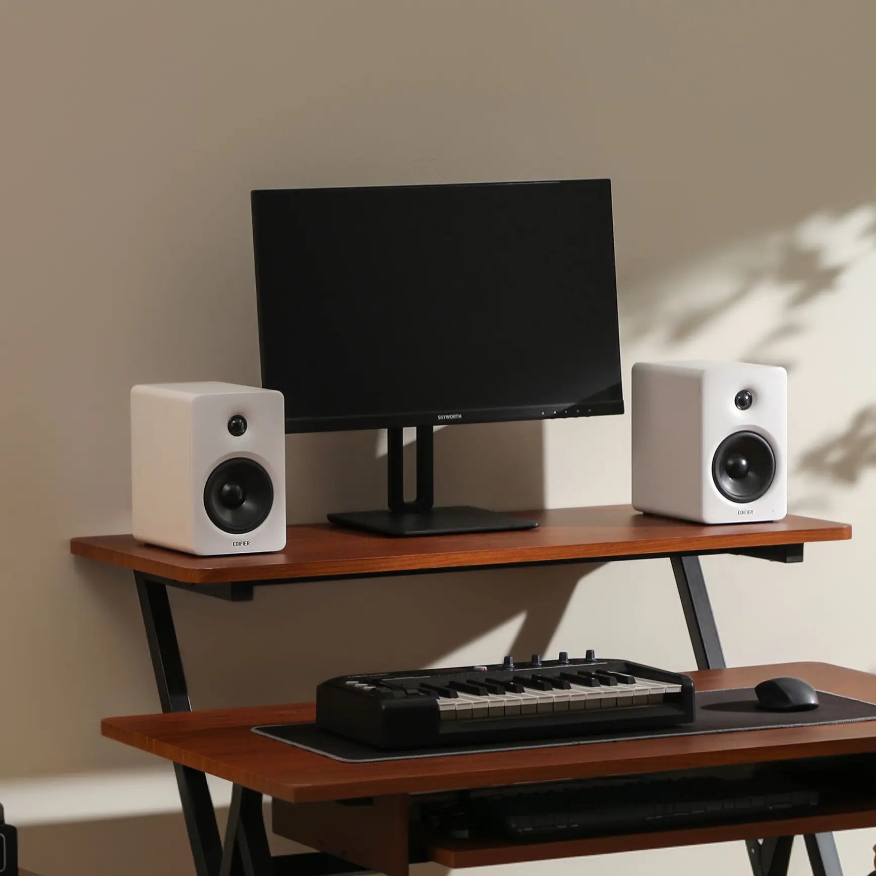 Premium Active Bookshelf Speakers – 100W RMS Hi-Res Bluetooth 6.0 Speakers with HDMI eARC for Desk Setups & Home Entertainment