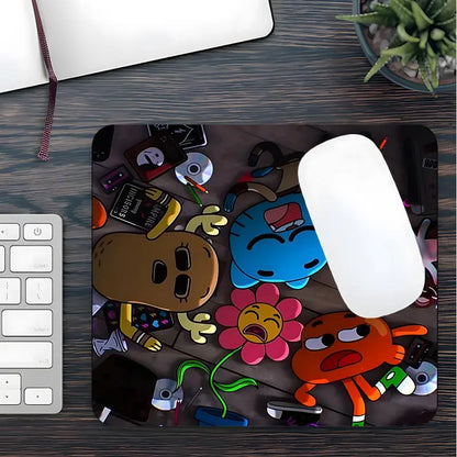 Cartoon Pattern Extended Desk Mat – Premium Non-Slip Gaming Mouse Pad