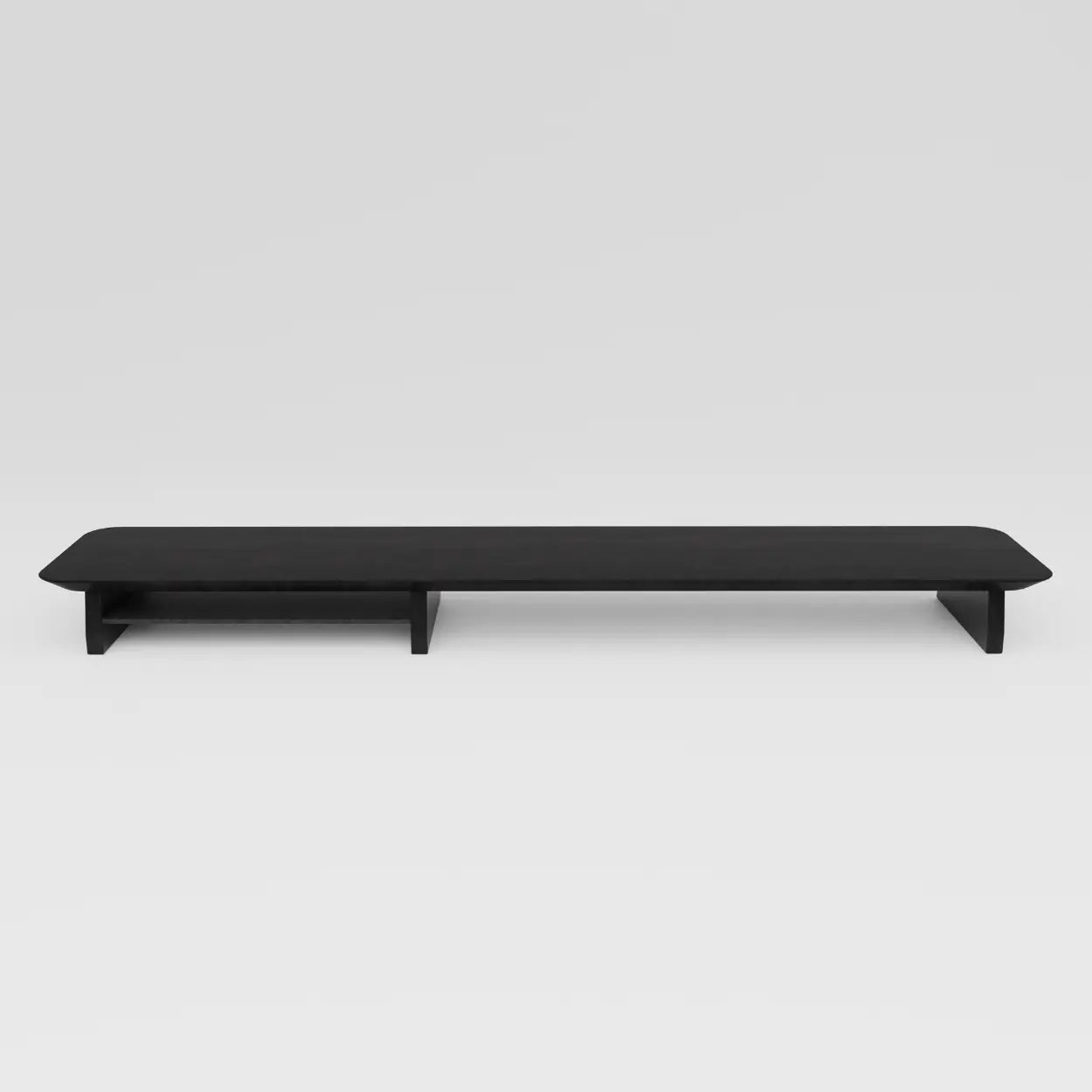 Premium Wooden Dual Monitor Riser – Solid Wood Monitor Stand for Desk Setups, Home Offices & Gaming Stations