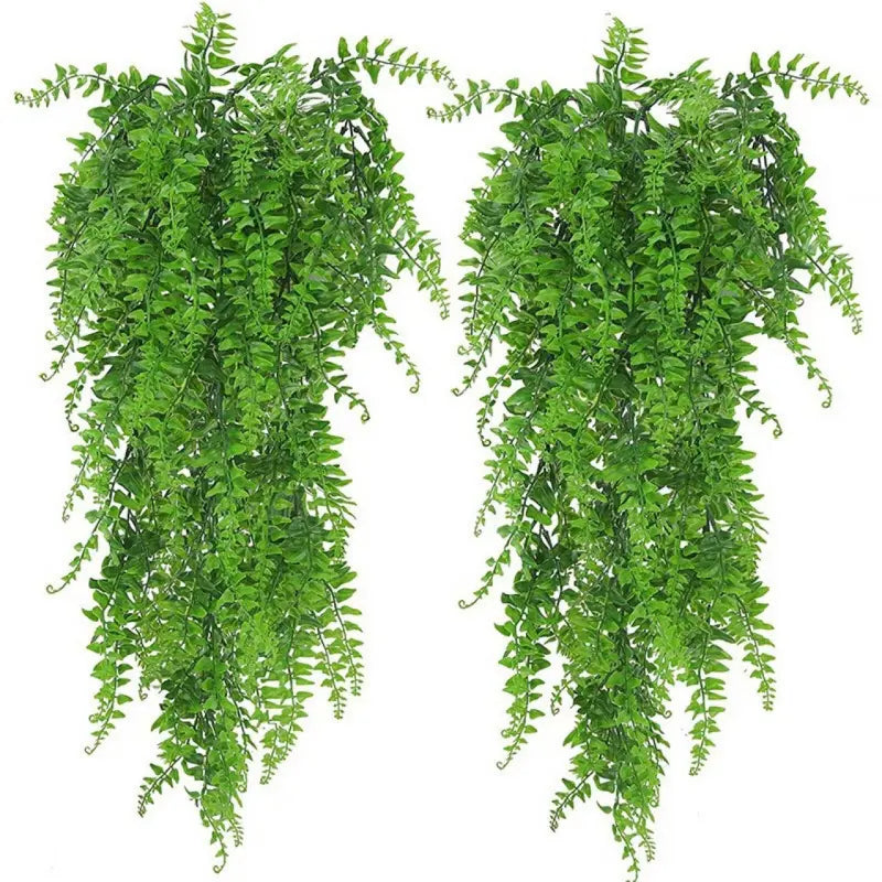 Artificial Boston Fern Hanging Plant – Realistic Faux Greenery