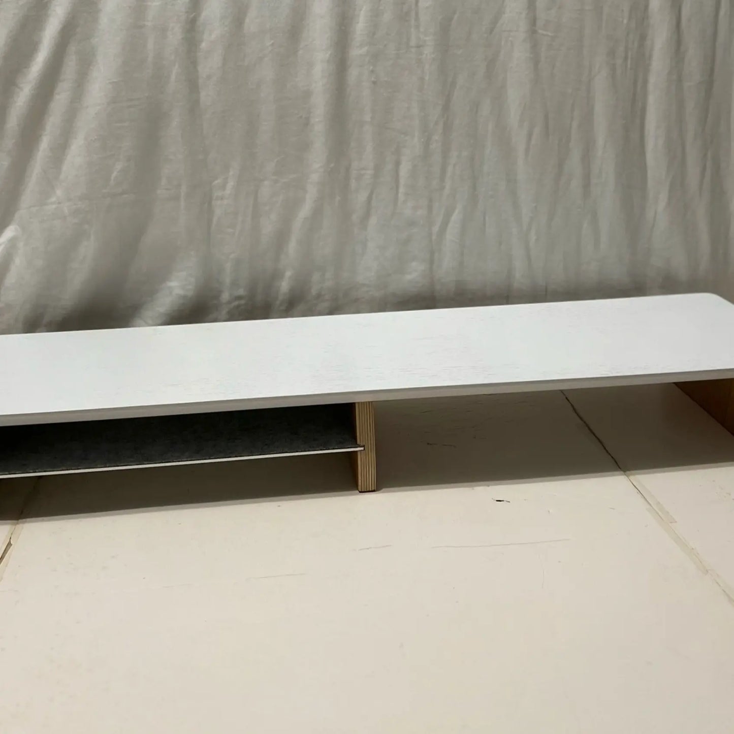 Premium Wooden Dual Monitor Riser – Solid Wood Monitor Stand for Desk Setups, Home Offices & Gaming Stations