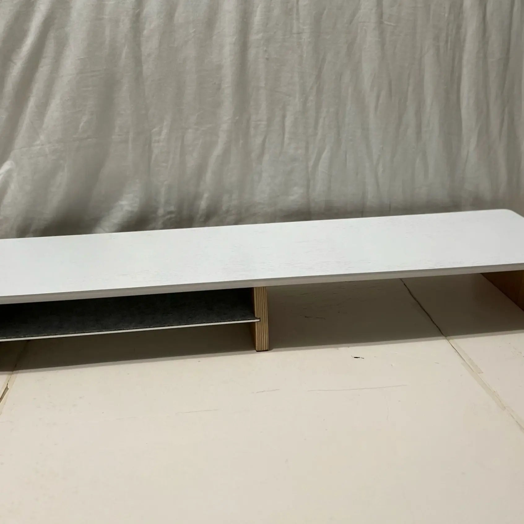 Premium Wooden Dual Monitor Riser – Solid Wood Monitor Stand for Desk Setups, Home Offices & Gaming Stations