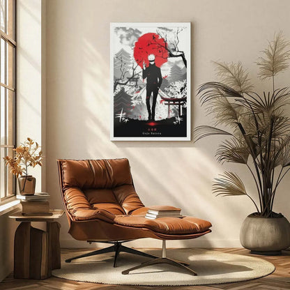 Jujutsu Kaisen Anime Wall Art – Premium Framed Poster for Bedrooms, Gaming Rooms & Desk Setups