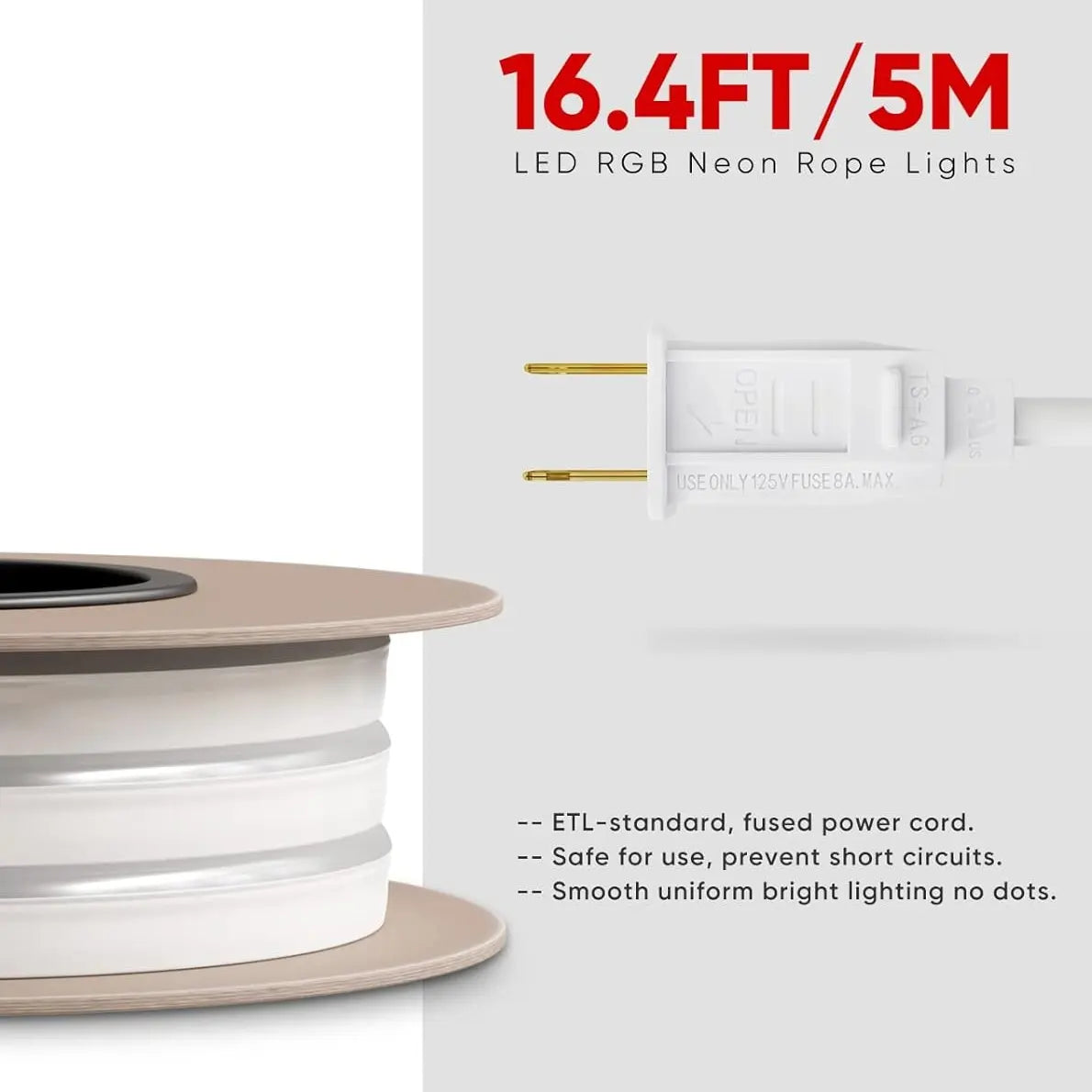 Waterproof RGB Neon LED Strip Light – Flexible Colour-Changing Rope Light with Remote Control for Indoor & Outdoor Use