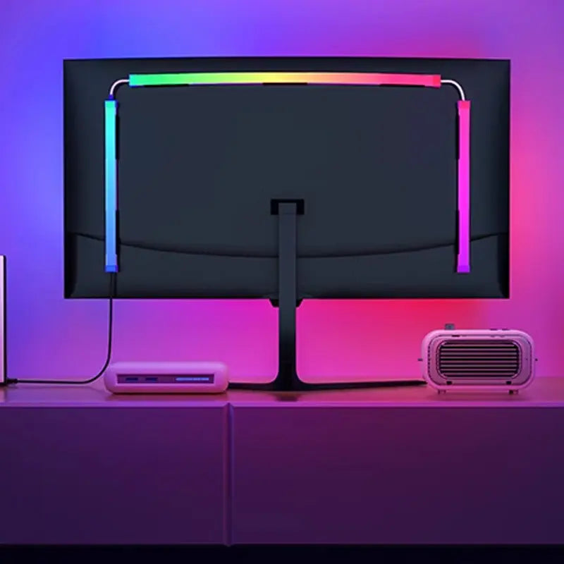 RGBIC LED Strip Lights – Smart App-Controlled USB LED Lights with Music Sync for Gaming & Desk Setups