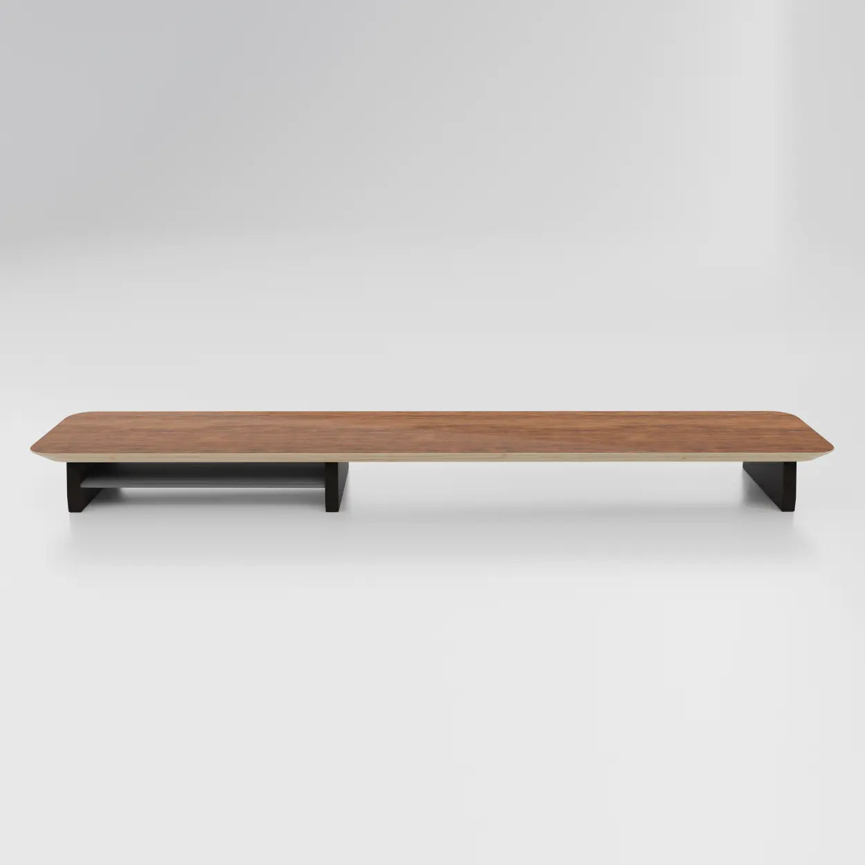 Premium Wooden Dual Monitor Riser – Solid Wood Monitor Stand for Desk Setups, Home Offices & Gaming Stations
