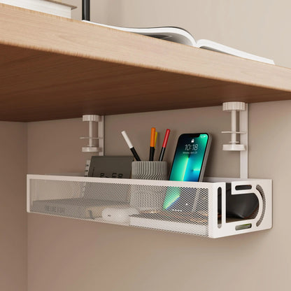 Under Desk Cable Management Tray – Premium Cable Organiser for Clean & Clutter-Free Desk Setups