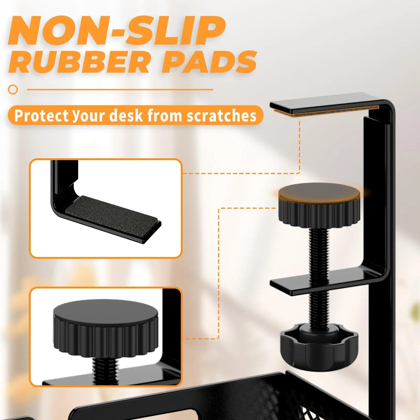 Under Desk Cable Management Tray – Premium Cable Organiser for Clean & Clutter-Free Desk Setups