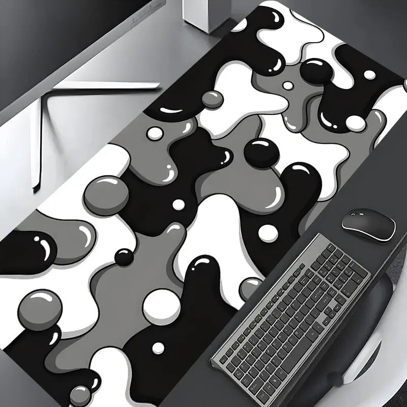 Abstract Pattern Extended Desk Mat – Premium Non-Slip Gaming Mouse Pad