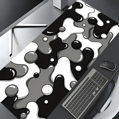 Abstract Pattern Extended Desk Mat – Premium Non-Slip Gaming Mouse Pad