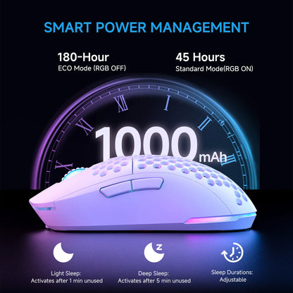 Kemove Falcon M1 Wireless Gaming Mouse – 24,000 DPI RGB Performance Mouse